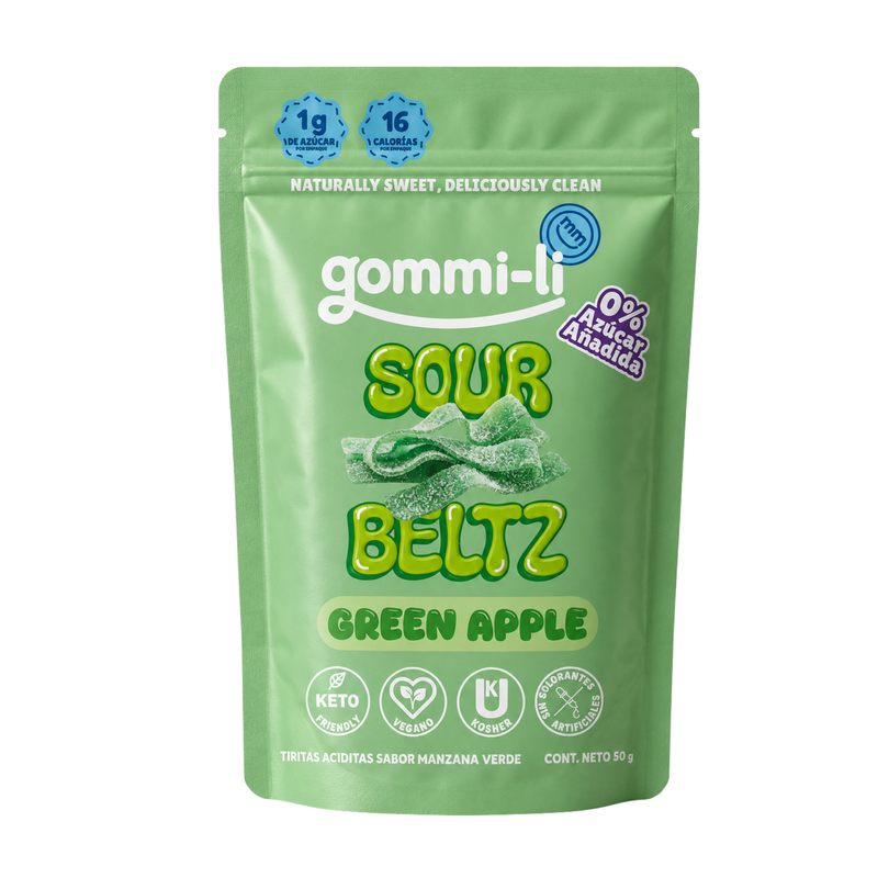 Sour Beltz Pink Green Apple acidas sabor Manzana Verde