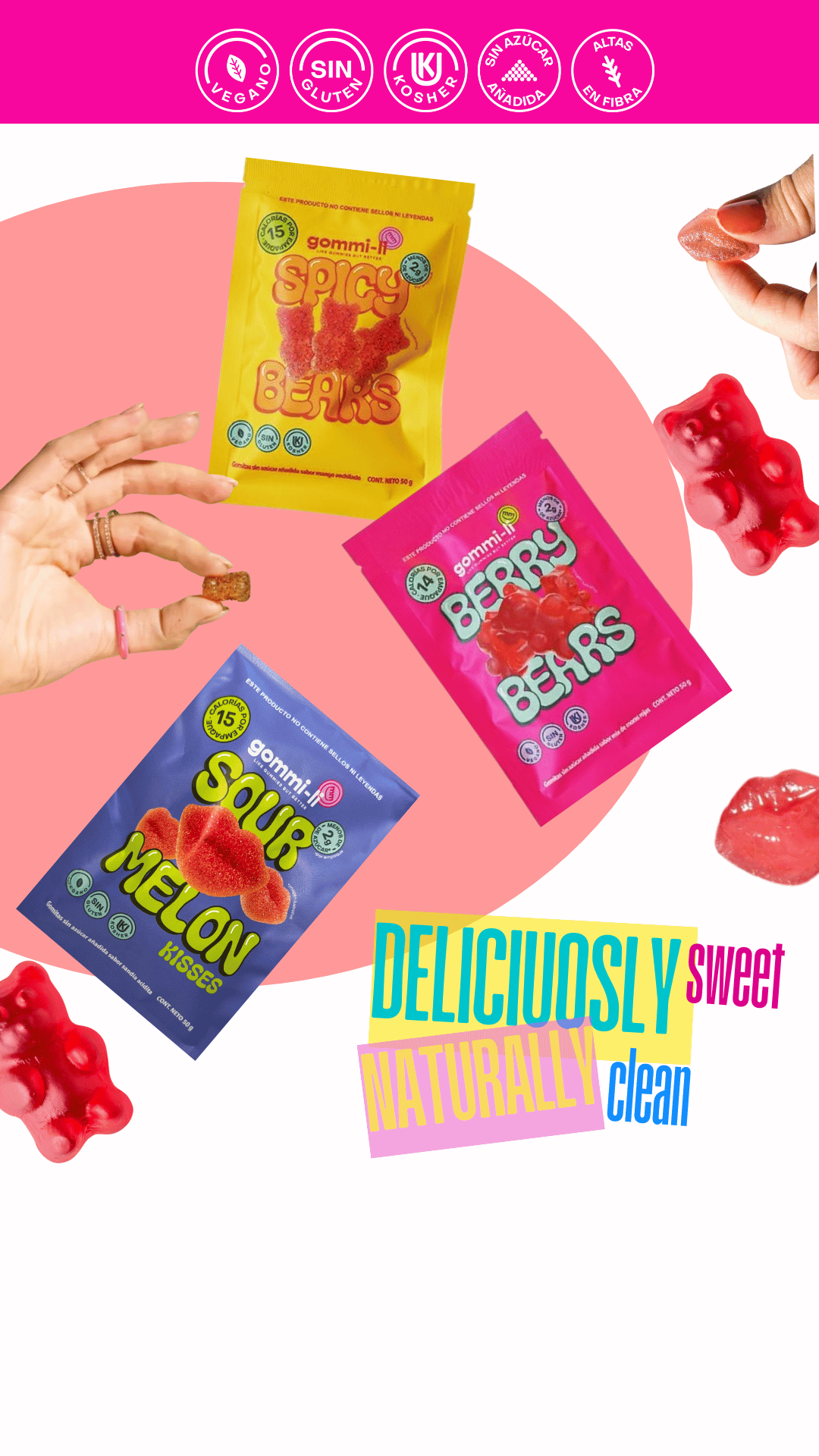 Gomitas veganas sin azucar en mexico