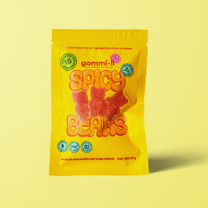 Paquete de Spicy Bears gomitas veganas sin azucar