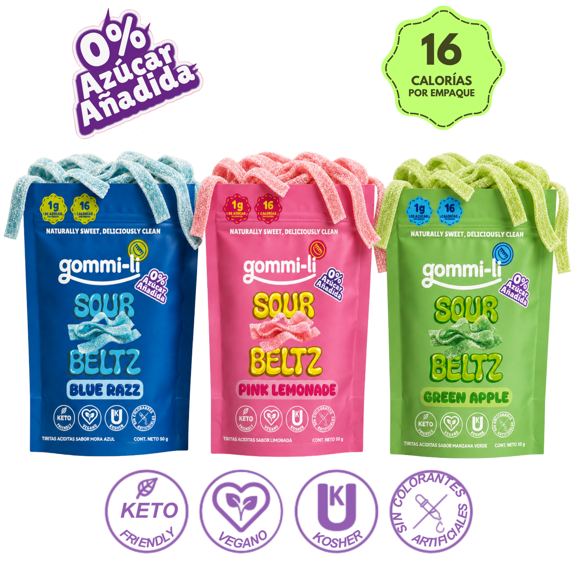 Sour Beltz Tiritas acidas MIX PACK